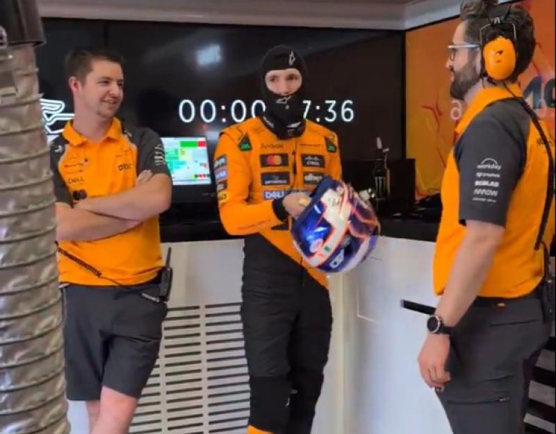 F1 fans reacts to Alex Dunne's stunning fourth place in a McLaren in F1 Free Practice