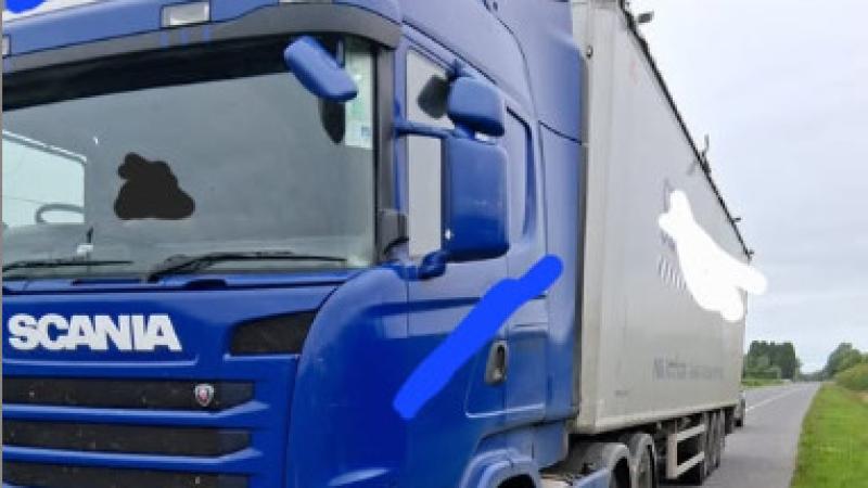 Serious consequences for truck driver caught 'texting whilst driving' on busy road 