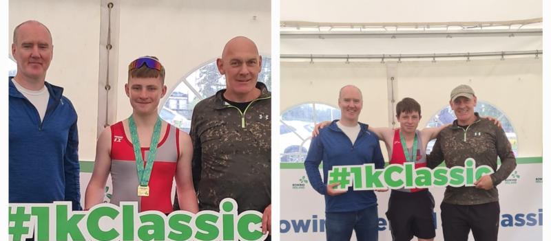 Double success for Offaly Rowing club at National Junior 1k Championships 