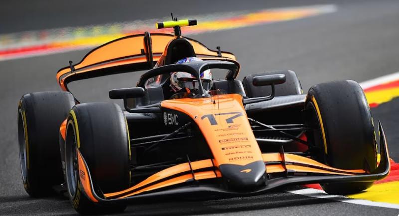 Stunning lap puts Alex Dunne in pole position for Belgian F2 Feature Race at Spa Francorchamps