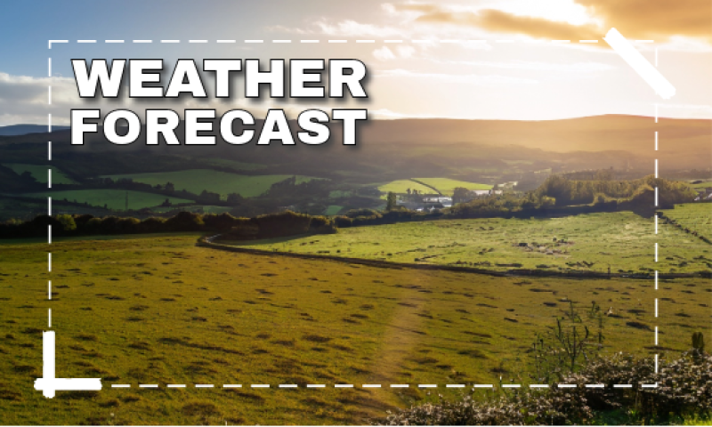 What is the Met Eireann weather forecast for Ireland for the weekend