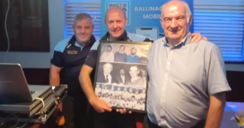 Ballinagar GAA launch new app as veteran member presented with special memento