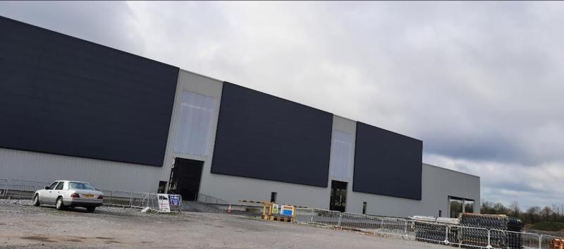 A section of the massive Derryclure Energy Centre 5km outside Tullamore