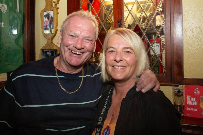 Happy couple celebrate special wedding anniversary on night out in Tullamore