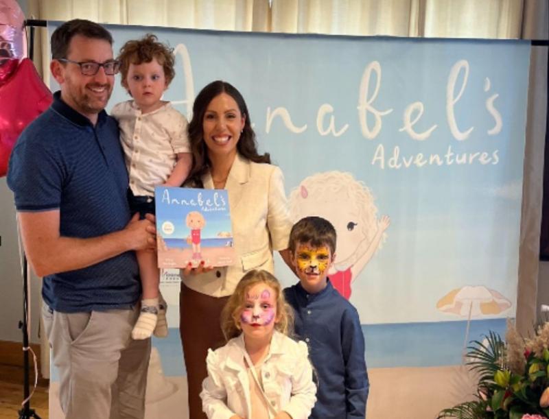 Julie-Ann Carroll with her husband Mark and children Jack, Mae and Luca 