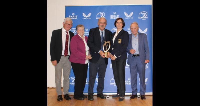 Roscrea RFC member presented with Hall of Fame award 