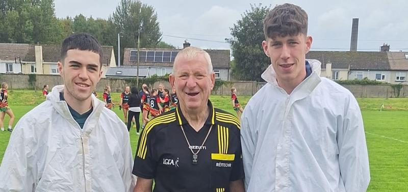 78 year old Offaly GAA referee officiates at ladies football final with twin grandsons as umpires