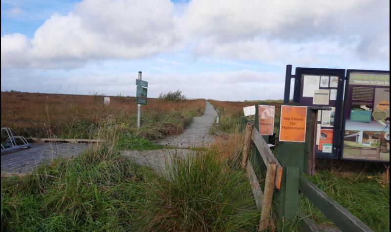 The boardwalk remains closed in Clara for maintenance works. But it is due to open in the next few weeks