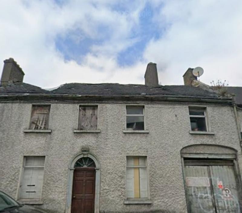 This derelict property on High Street is to be purchased by Offaly County Council 