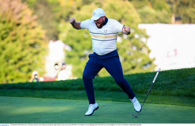 A round for the ages - Shane Lowry's final round at the Ryder Cup was truly epic