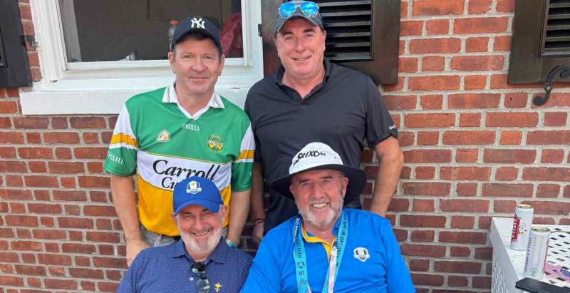 Lowry's amateur caddy and proud Offaly men savour emotional Ryder Cup win