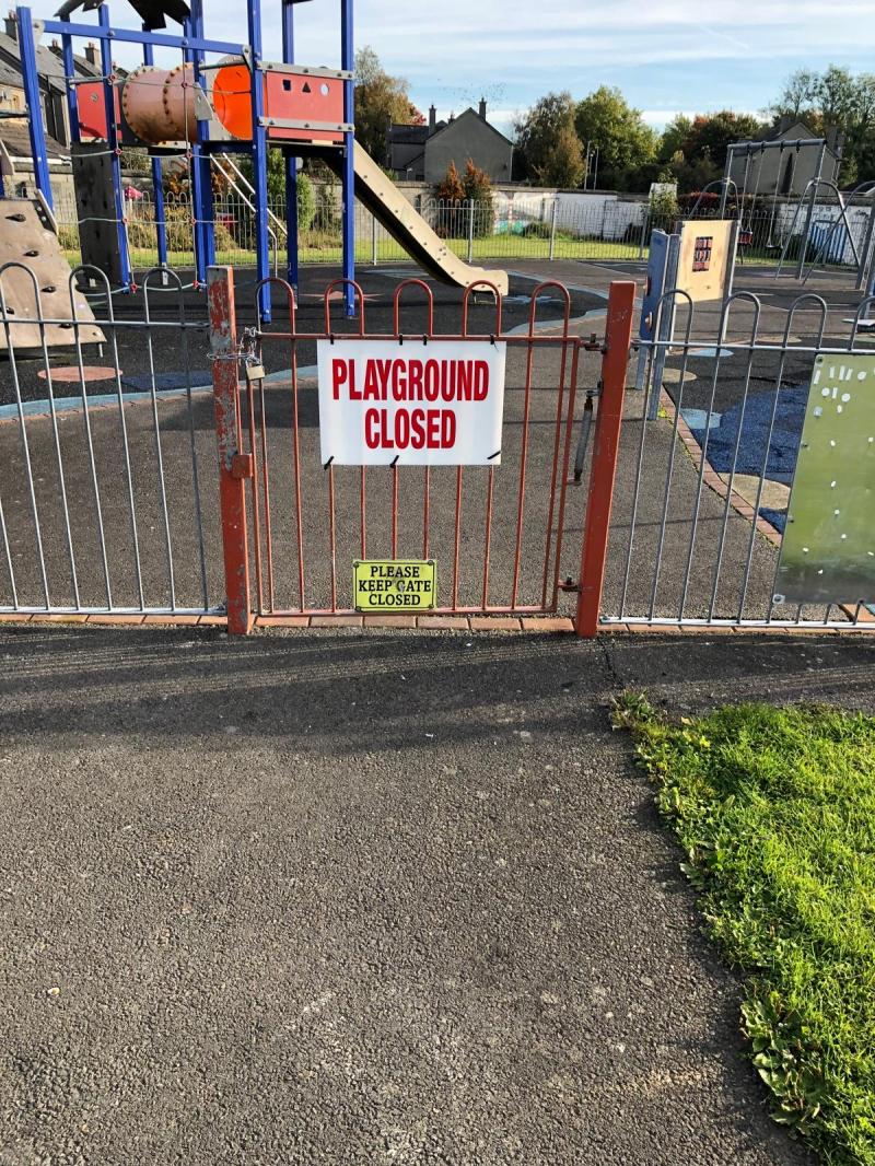 Roscrea playground remains closed after vandalism