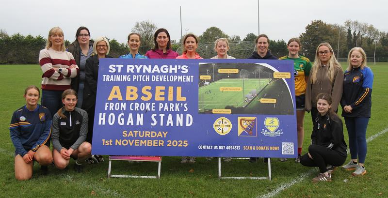 Croke Park abseil fundraiser for developments at GAA Club in Offaly