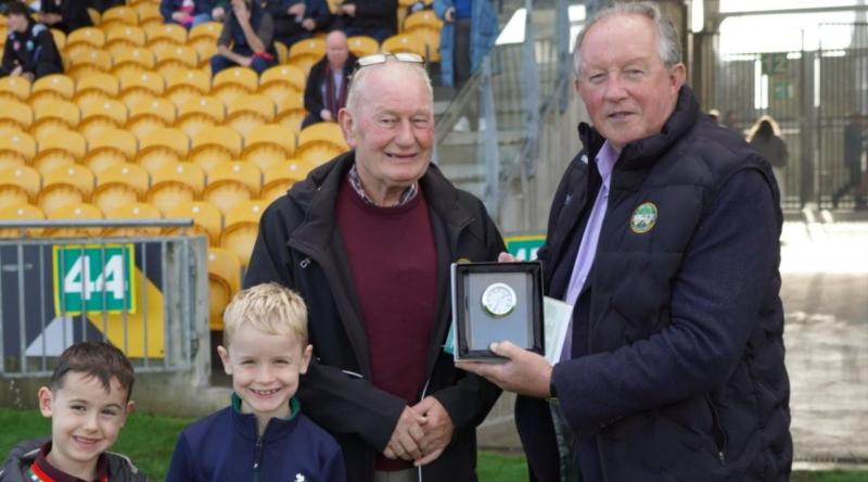 Veteran Offaly referee honoured for fifty years service