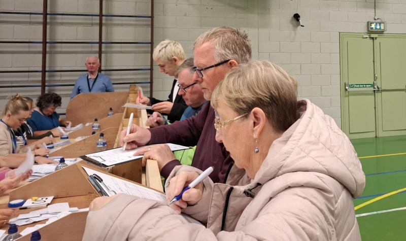 Offaly presidential election count