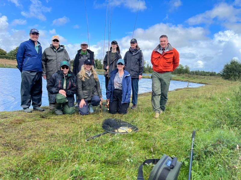 Angling Centre in the Midlands encouraging women to try flyfishing