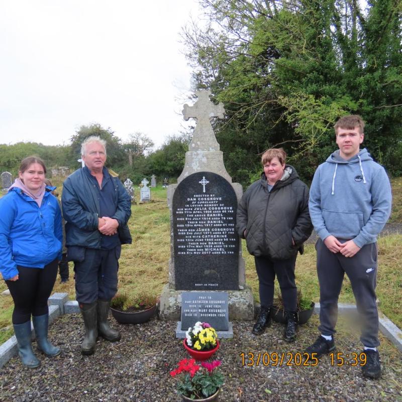 Heritage Group hosts service in historic graveyard in Offaly