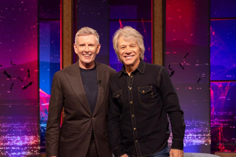 A legendary rock icon and an Australian soap star are among the guests on tonight's Late late Show on RTE One.