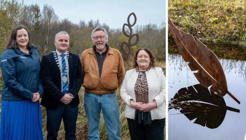 New sculptures unveiled at Offaly's Lough Boora Discovery Park