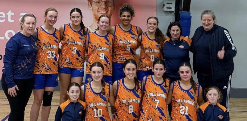 Tullamore Basketball Club U18 girls shine bright – Three wins from three in a day of dominance
