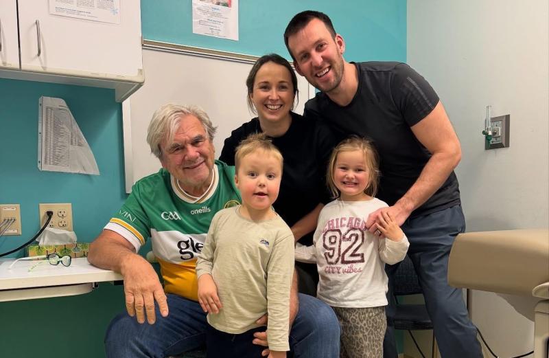 US surgeon dons Offaly jersey to give local boy the 'best' news after life-saving op