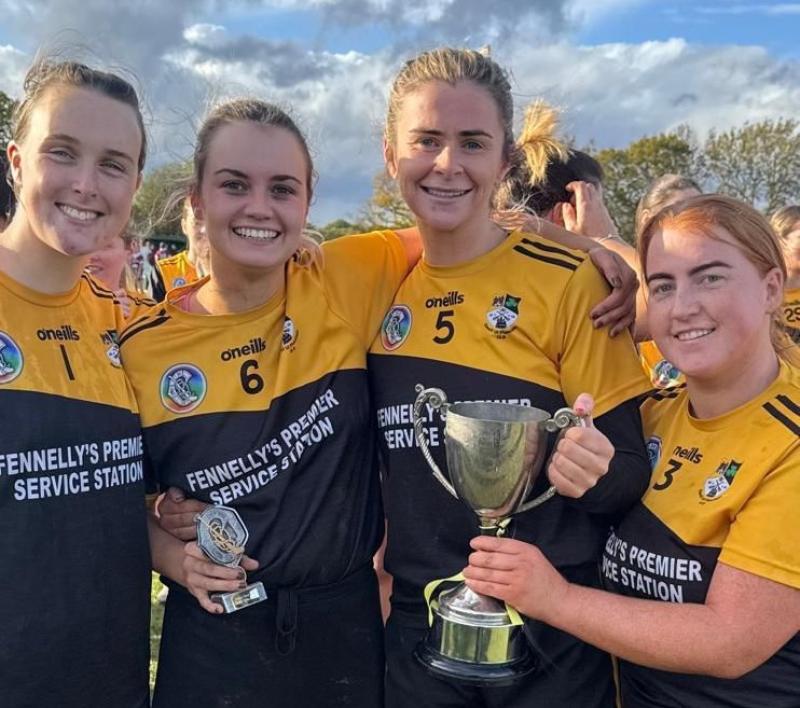 Ann Marie Guinan (second from left) with teammates Michelle Mescall, Sarah Fahy and Ciara Mannion