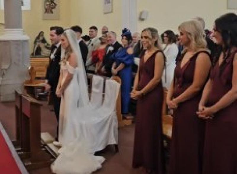 WATCH: Hilarious moment Irish wedding goes viral as unexpected guest appears in church 