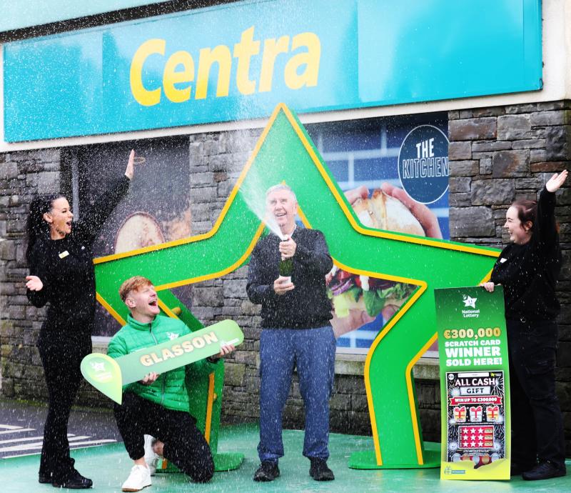 Midlands woman celebrates 50th birthday with €300,000 lottery win - and she almost threw winning  scratch card in bin!