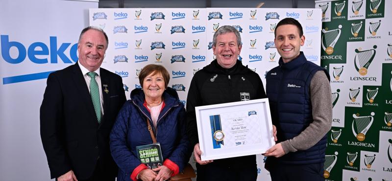 Offaly GAA Club stalwart collects Leinster Club Champion award