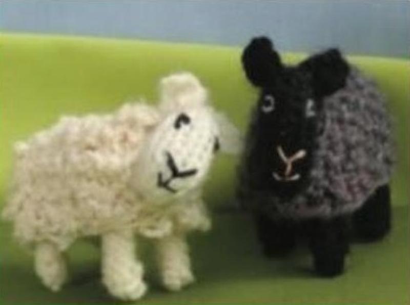 Knitted sheep