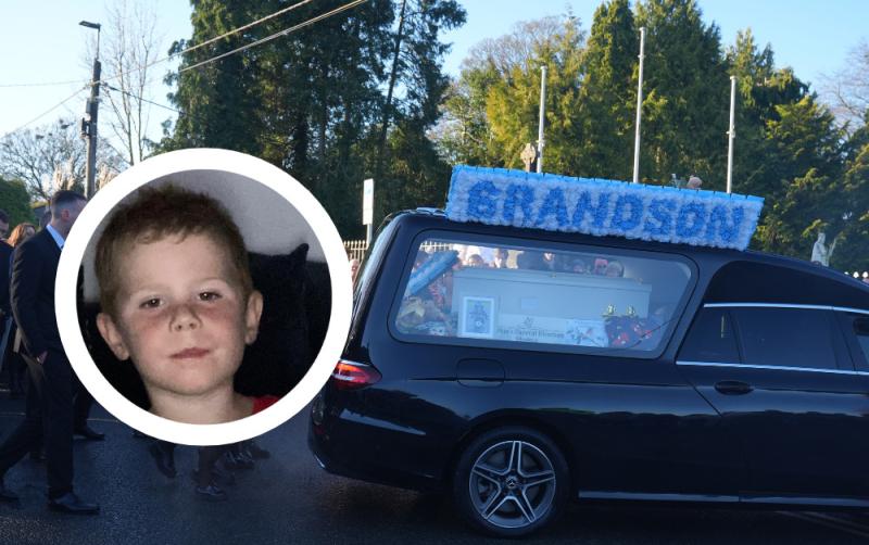 'My sweet little boy' - Heartbreaking scenes at funeral of Tadgh Farrell in Edenderry