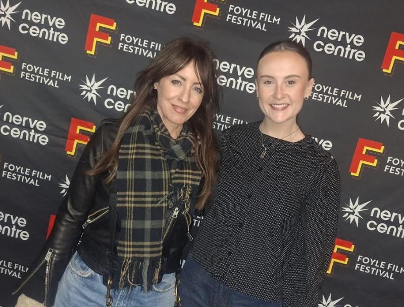 Maura Foley (left) Birr filmmaker