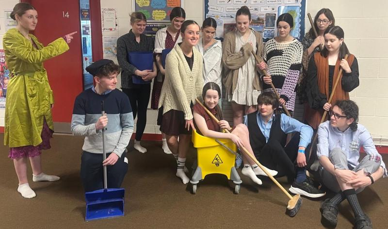 Transition Year students at Offaly school preparing for the musical &lsquo;Annie&rsquo;