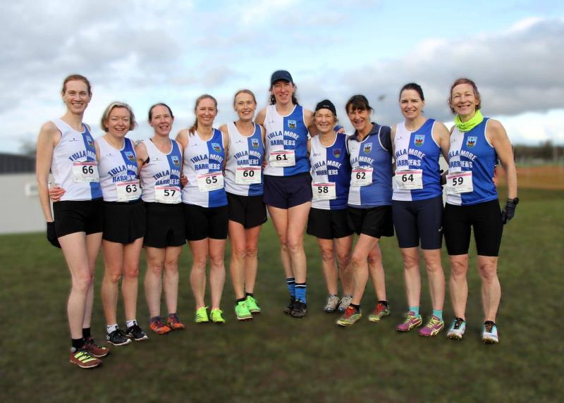 Tullamore Harriers athletes in action at Leinster intermediate and masters cross country