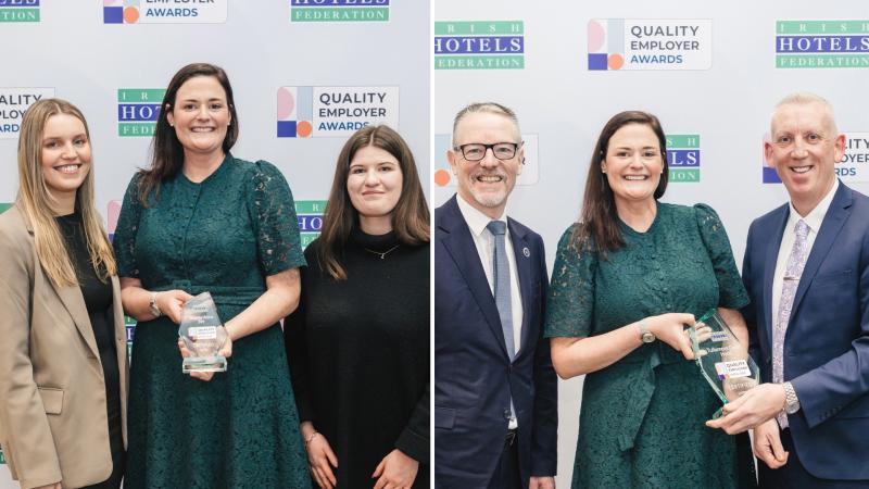 Outstanding employer awards presented to two hotels on Offaly