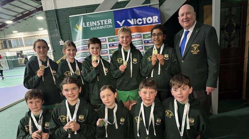 Offaly Badminton celebrate rare Leinster title win