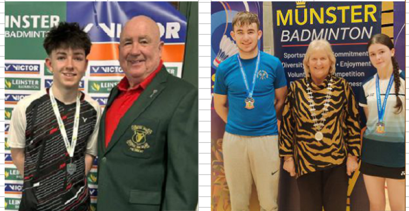 Great success for local badminton players on the national and world stage