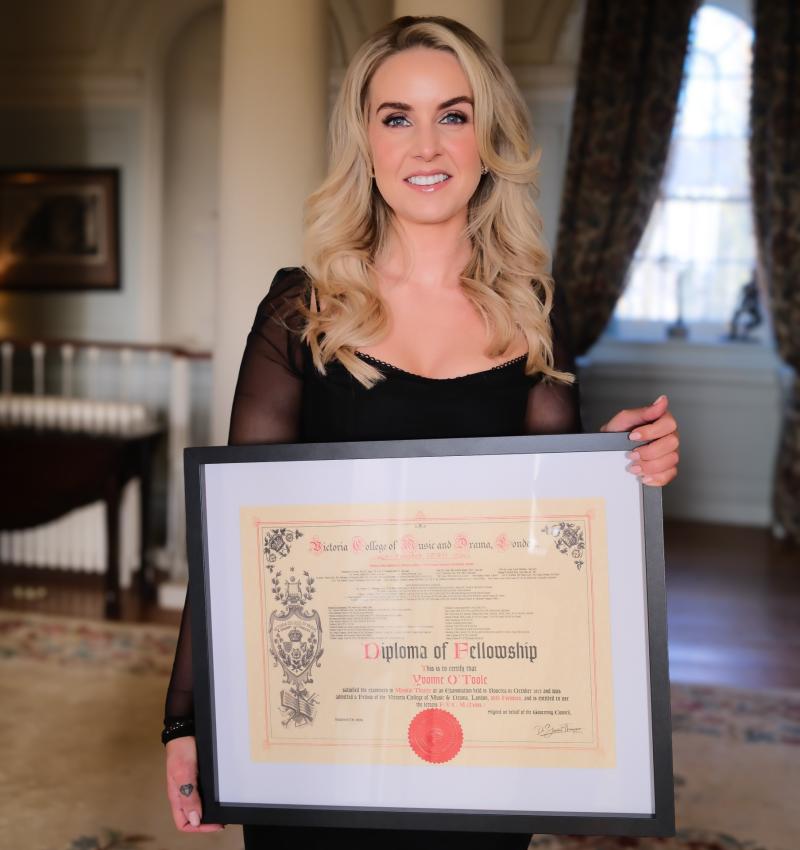 Local singer and vocal educator celebrates major career milestone