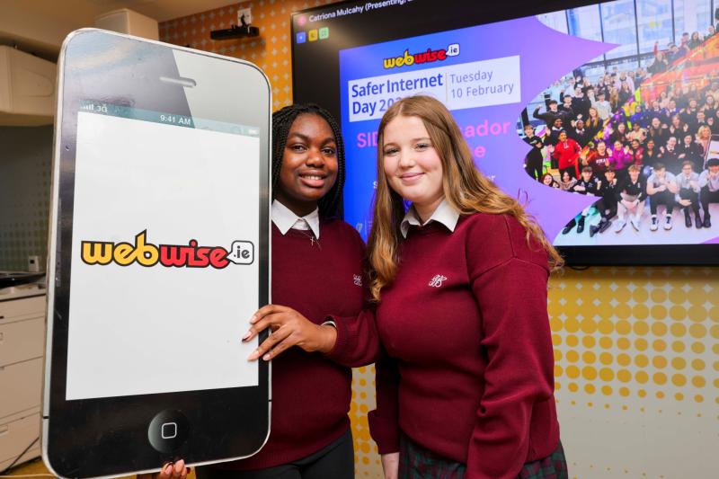 Offaly students lead the way in promoting online safety as part of new training programme
