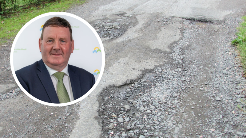 &lsquo;Ideal conditions&rsquo; for potholes in Offaly amid bad weather and lack of funding
