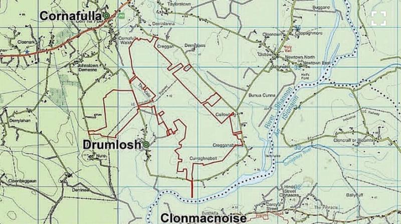 clonmacnoise wind farm map