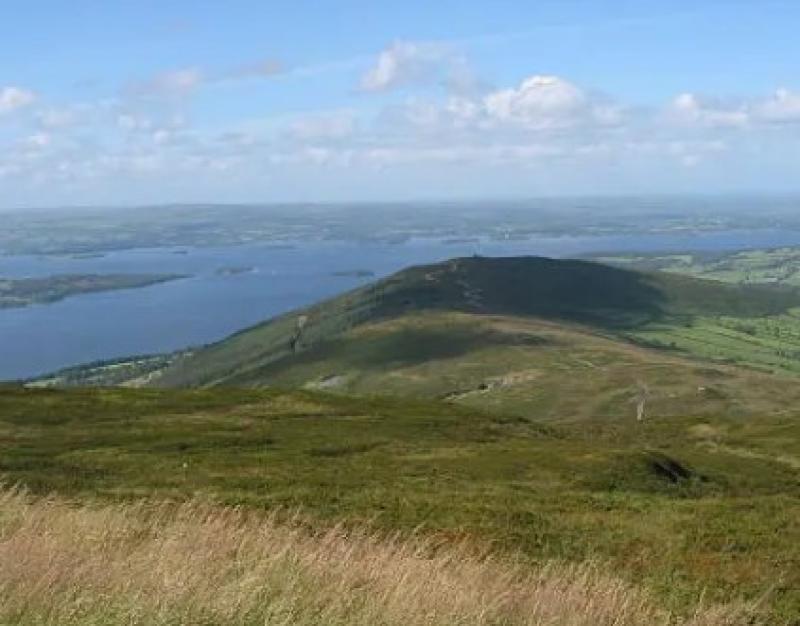 Lough Derg from the Arra Hills