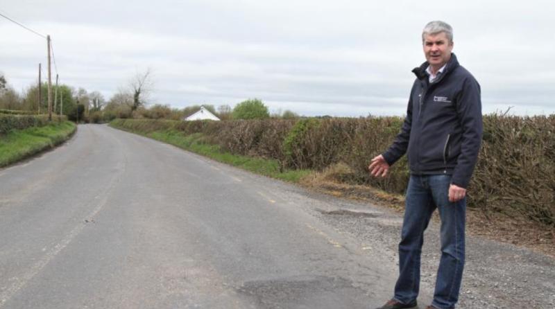 cllr michael omeara on birr portumna road