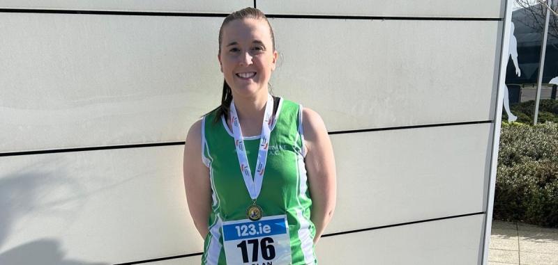 National Indoor throwing medal for Ferbane AC athlete