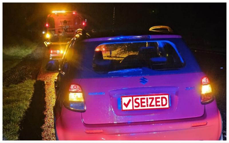 'Suzuki Swiftly seized' by garda&iacute; after 15-year-old caught driving on busy Irish motorway