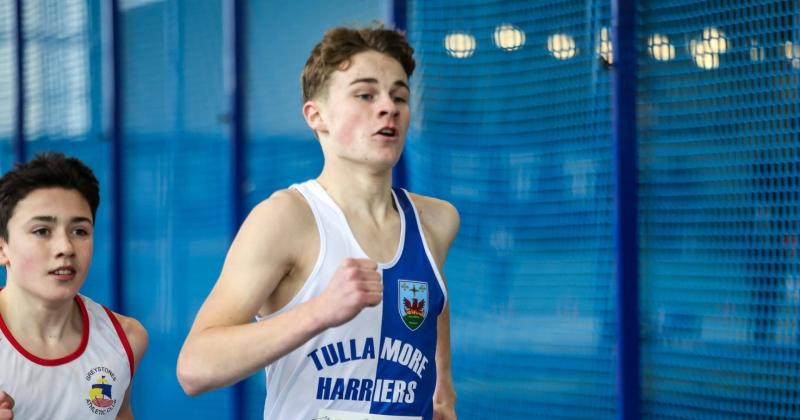 Tullamore Harriers athletes compete in All Ireland Indoors