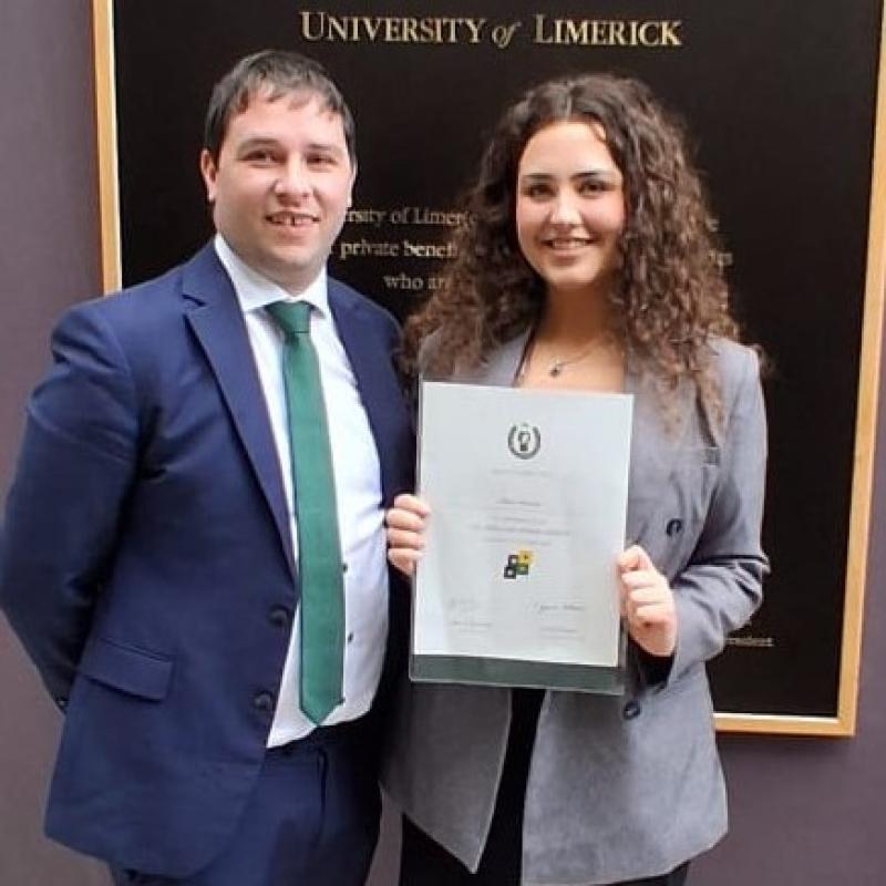 Offaly student receives All-Ireland J.P. McManus Scholarship