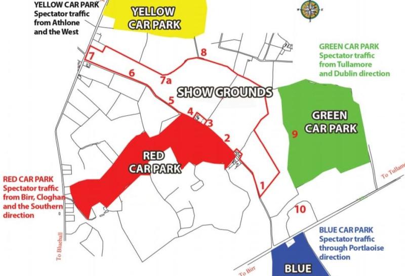 Gardai publish traffic management and parking for next Sunday's Tullamore Show