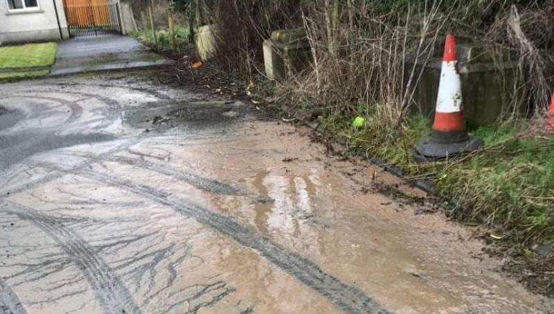 Anger as sewage overflows onto road in Offaly estate 