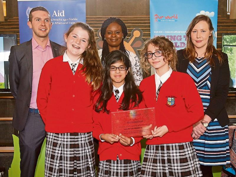 Edenderry pupils reach national final of the Our World Irish Aid Awards 2016